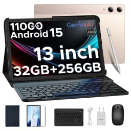 DOOGEE Tab E3 Pro Tablet 32GB+256GB Android 15 Gemini AI 13'' Display 7.9mm Ultra-thin Helio G100 11000mAh Battery Smart Pad