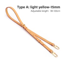 CRAZYSMITH Genuine Leather Bag Strap Replacement For LV Diane Bag Crossbody Handbag Adjustable Shoulder Belts DIY Accessories