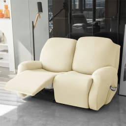 1/2/3 Seater Soft Recliner Sofa Cover Solid Color Simple Single Sofa Slipcover Relax Couch Armchair Protector Case Removable