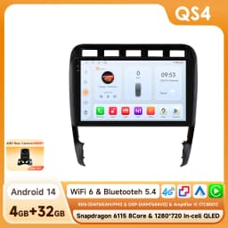 Hizpo Android 14 Car Radio for Porsche Cayenne 1 2002-2010 Multimedia Video Player 2din 4G Navigation Carplay Head Unit No DVD