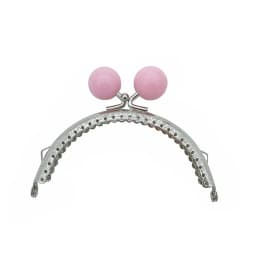 8.5/10.5cm Candy Color Beads Silver Metal Purse Frame Handle for Clutch Bag Handbag Accessories Making Kiss Clasp Lock