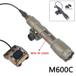 Surefire M300 M600 Flashlight With UNIT Lite Pressure Switch fit 20mm Rail SF M300B M600C M600B LED Scout Light