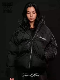 Y2K Water-reactive Fabric Cotton Thick Warm Coat Men's Vintage Zip Up Outerwear Casual Jacket Streetwear Fashion Parkas Clothing