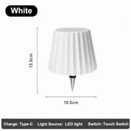 GGbingo LED Bottle Lamp USB Rechargeable Mood Desk Bottle Lamp 2000mAh Touch Stepless Dimmer RGB 3 Color RGB Table Night Light
