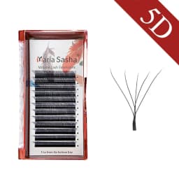 MARIA W Shape Eyelash Extensions 3D 4D 5D 6D 7D Premade Fans Speed Eyelash Extensions Natural Soft Light Full Dense
