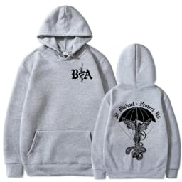 ST Michael Brothers in Arms Double Sided Print Hoodies Men's Women Clothing Fashion Sweatshirt Oversized Long Sleeve Pullovers