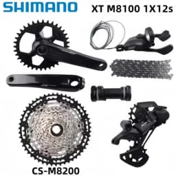 Shimano Deore XT M8100 1x12 Speed Groupset Crankset 165mm 170mm 175mm 32T 34T Rear Derailleurs SGS 118L Chain BB MT801 For MTB