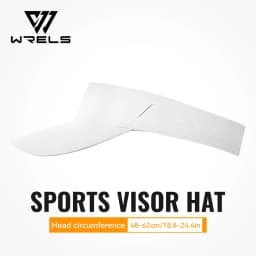 WRELS 1/2/3pcs Summer Sun Protection Empty Top Hat Breathable Sweat Absorbing Sun Visor Caps Outdoor Sport Running Tennis Caps
