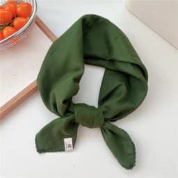 68*68cm Solid Color Cotton Square Scarf Women Girls Headband Accessories Hairscarf Hairscarf Bandanas