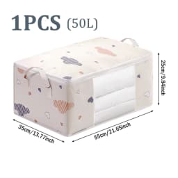 Big Capacity Storage Bag 4/2/1PCS Quilt Clothes Moisture Dust Proof Organizer Duvet Blanket Sorting Bags Luggage Bag