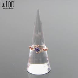 Acrylic Solid Finger Ring Holder Stand Conical Bague Display Rack Dressing DesktopDecor Ring Jewelry Support Organizer