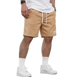 Mens Summer Solid Color Casual Shorts and Lightweight Beach and Fitness Bottoms Loose Fit Work Gym Shorts for Everyday Wear