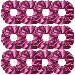 Women Soft Velvet Chouchou Hair Ties Solid Color Fluffy Large Scrunches Set Wholesale 12pcs Schrunchy Pack For Girls