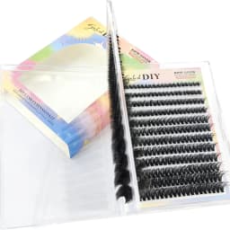 Large Capacity Eyelash Book 5D Fluffy 60D-300D Eyelash Bundle Mange Eyelash Nail Effect Fairy Anime Eyelashes Multiple Mixed Sty