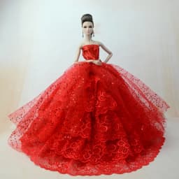 1 Set Doll Clothes 1:6 Scale Dress Outfit for 11.5 Inch 30cm Doll Many Style for Choice Gifts for Girls Doll Accessories #7