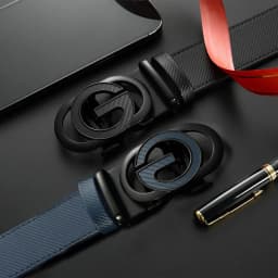Men's Leather Belts Automatic Buckle Belt Famous Designer Brand Luxury Leather Metal Buckle Cowskin Belts for Jeans Men