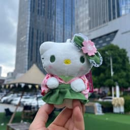 *New Cartoon Keychain Plush Stuffed Soft Doll Keychain Cartoon Plushies Bag Pendant Accessories Girls Gift Toys