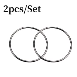 2pcs/Set Metal Round Purse Sewing Frame DIY Bag Handles For Bag Making Purse Handles 7.5/10CM Replacement Hardware For DIY Bag
