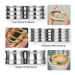 Rolling Mill Auxiliary MOLDS for Bracelet Rolling Machine Round Oval Flat Profiles