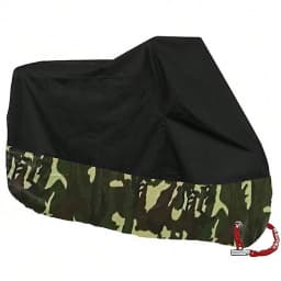 Waterproof All Season Motorcycle Cover Dustproof UV Protective Motorbike Rain Cover Wear-resistant Fabric Outdoor Moto Cover