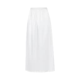 Women's spring and summer half petticoat, midi skirt solid color elastic waist lining, women's long petticoat