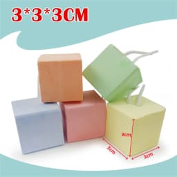 Small Pet Colored Calcium Grinding Stone Pet Hamster Chinchilla Squirrel Rabbit Parrot Guinea Pig Cube Block Pets Supplies 3Pcs