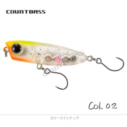 COUNTBASS 45mm 1-3/4" 3.2g 1/8 oz. Floating Popper Bait, Wobbler Topwater Angler's Fishing Lures La Peche Au Leurre Hardbaits