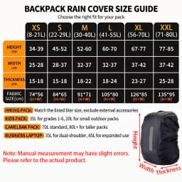Waterproof Backpack Cover Ravel Safety Outdoor Backpack Cover Waterproof Rain Cap Cover