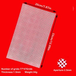 White Plastic Mesh Cloth Bag Rug Thread Hook Craft Supplies DIY Handcraft Latch Hook Accessory Hook Crafts Durable Grid About
