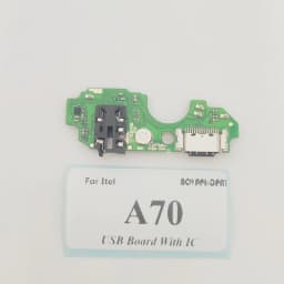 For Itel A70 A665L USB Dock Charger Port Plug Headphone Audio Jack Microphone Charging Board With IC