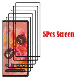 Full Cover Full Glue Tempered Glass For Google Pixel 6 6A Screen Protector Glass For Google Pixel 7 7A Camera Film
