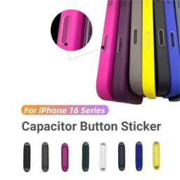 For iPhone 18 16 17 Pro Max Silicone Soft Camera Control Capture Button Case 1 Pieces Stickers Phone Accessories For iPhone18Pro