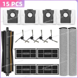 Fit For MOVA S70 Roller/ S70 Ultra Roller/ S70 Pro Roller, Trouver S70 Pro Roller Tricut Side Brush Filter Roller Mop Cloth Bag
