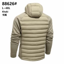 Warm Inner Fleece Parkas Men Hooded Puffer Jacket Man Casual Padded Outwear Autumn Winter Detachable Hat Outfits Parka Coat Male
