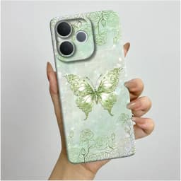 For Realme Note 70T Phone Case Aesthetic Butterfly Flower Anti Drop Protection Covers For Realme Note 70 T Note70T Bumper Casing