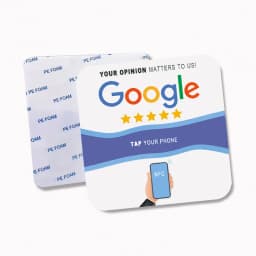 Big Size Square Instagram NFC plate Sign NFC Social Media Plate for Barber Shop  Eyelash Nail Shop Decoration