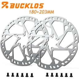 BUCKLOS 2.3MM E-Bike Brake Disc 220MM Electric Bicycle Rotor 140/160/180/203MM Dirt Bike Disc Brake Rotor For Surron Segway Tala