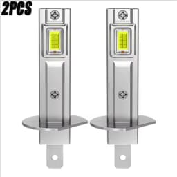 H1 LED Headlight Bulbs CANBUS Lights Mini Lamp 1:1 Size New Wireless H1 Fog Light with Fan Car LED Plug & Play 6000K 6500K 12V