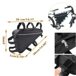 27 size Mountain Bike Triangle Tube Frame Bag Case Battery MTB Storage Protect