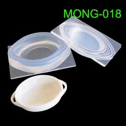 3D Real Mini Glass Bottle Drink Pan Pot Storage Box Silicone Mold Epoxy Resin Pendant Casting Mold DIY Jewelry Making Tools
