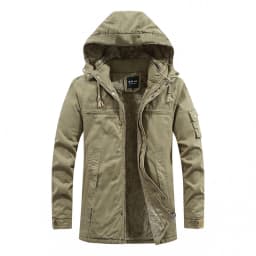 Camouflage Jacket Winter Hooded Velvet Thick Windproof Coat Men Warm Male's Medium-long Parkas New Mens Camo Parka Coat