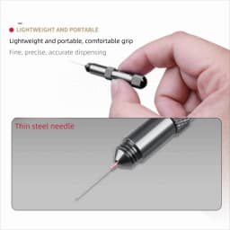 Mini Model Dispensing Stick Small Part Stable Model Glue Dispensing Assistant Portable Metal Glue Applicator Needle Hobby Craft