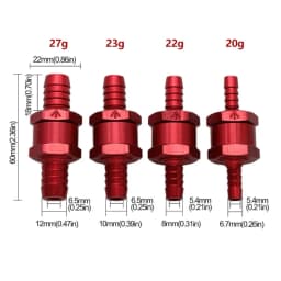 1PC 6/8/10/12mm Valves Fuel Non Return Check Valve Petrol Diesel Water Fuel Line Unidirectional For Carburettor