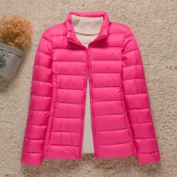 Down Parka Plue Size Women Ultra-light Thin Down Jacket All season Slim Short Hooded Warm White Duck Down Coat Women's Outerwear