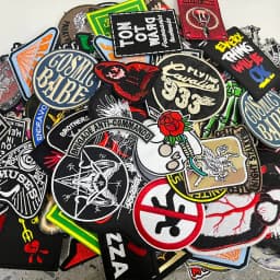 Wholesale Random Mixing Patch Set Punk Embroidered Patches For Clothes Jeans Badges Iron on Patches For Clothing Applique Badges