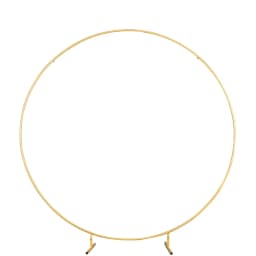 Metal Circle Stand Wedding Arche Round Balloon Arch Flower Gold Background Arch DIY Frame Birthday Party Baby Shower Decorati