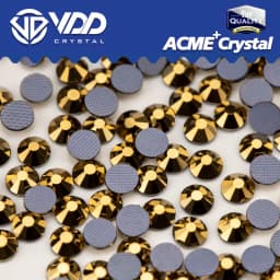 VDD Multi-color ACME+Series Top Quality Glass Hot-Fix Rhinestones Crystal AB Flatback Glitter Strass Stones For Fabric Garment