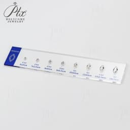 Comparison Ring Sizer Tester 5A CZ Moissanite Diamond Jewerly Dealer Tools Set Tools Size Shape Reference Top Quality Wholesale