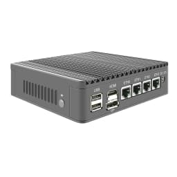 Fanless Mini PC 4 Intel i226-V 2.5Gb LAN N6005 i225-V N5105 2*NVMe TPM2.0 Switch Soft Router VPN Server ESXI Firewall Appliance