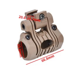 Wadsn Mini Helmet Lamp White Light LED Flashlight Fit FAST HELMET Outdoor Tactical signal Optical hunting equipment Nylon Clamp
